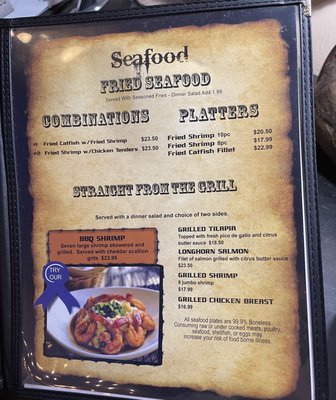 B T Longhorn Saloon menu 6